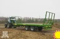Прицеп для перевозки рулонов Pronar Т024M, 8,7 т, складные борта